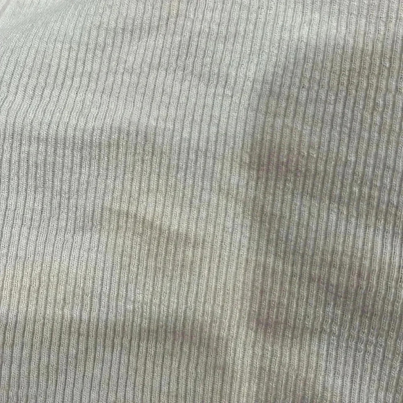 [L] Wilfred white Turtle  Neck Stretchy LS Modal Sweater - Picture 9 of 9